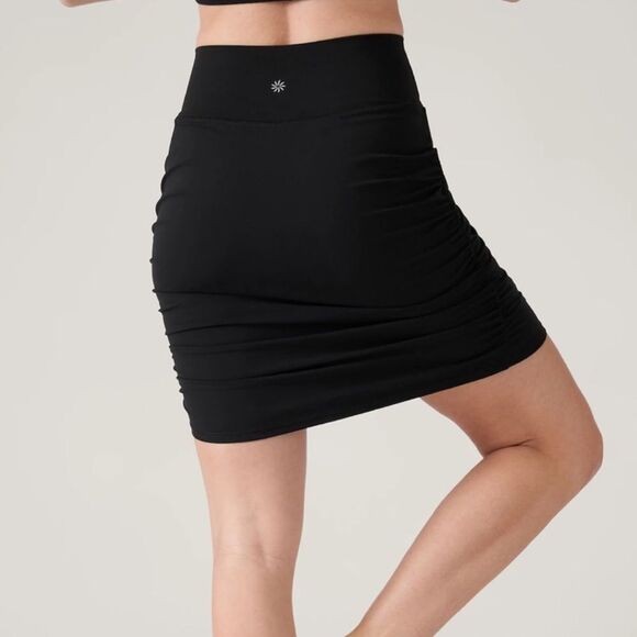 Athleta Black Transcend Skort Pencil Skirt Size SP - Picture 2 of 11